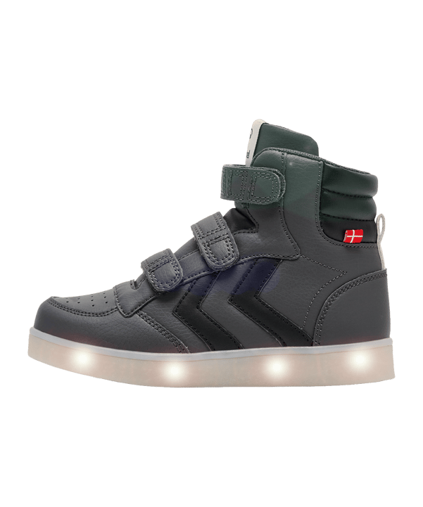 Hummel Stadil Flash Sneaker Kids Grau F1525 - grau