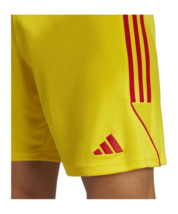 adidas Tiro 23 Short Gelb Rot - gelb