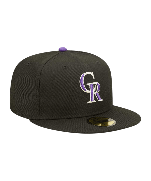 New Era Colorado Rockies 59Fifty Cap Schwarz - schwarz