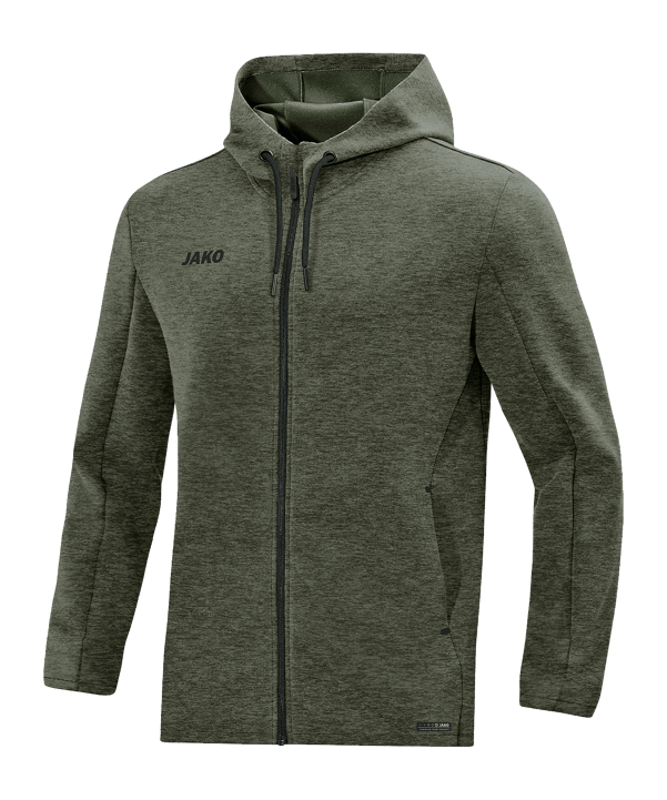 JAKO Premium Basic Veste à capuche Marron C028 - brun