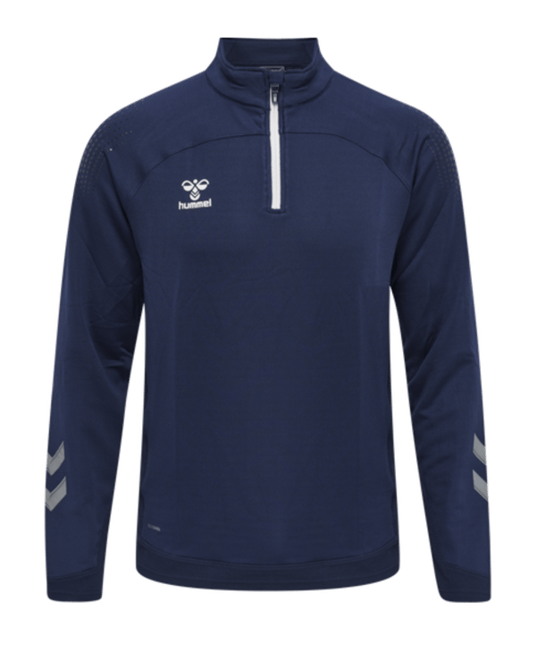 Hummel hmlLEAD HalfZip Sweatshirt Blau F7026 - blau