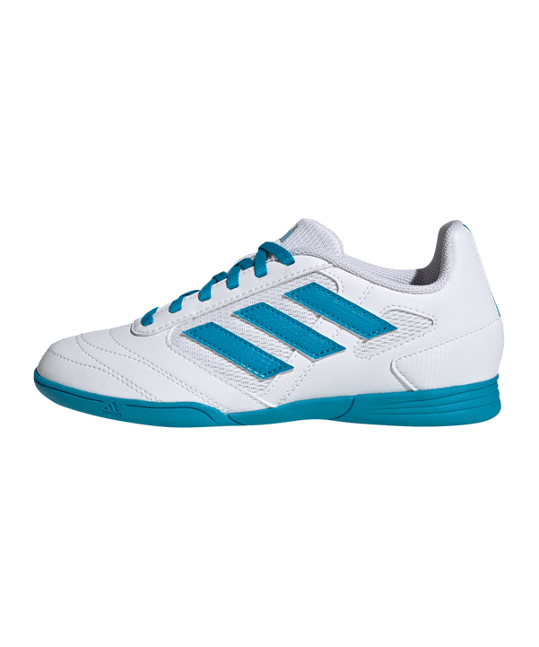 adidas Super Sala 2 Halle Kids Weiss Blau - weiss