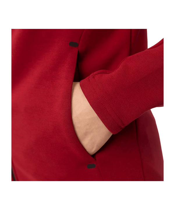 JAKO Premium Basic Giacca con cappuccio Donna Rosso C001 - rosso