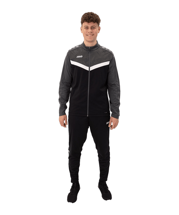 JAKO Trainingsanzug Schwarz F801 - schwarz
