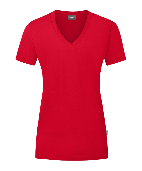 JAKO Organic T-Shirt Damen Rot F100 - rot