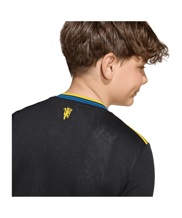 adidas Manchester United Trikot 3rd 2025/2026 Kids Schwarz - schwarz