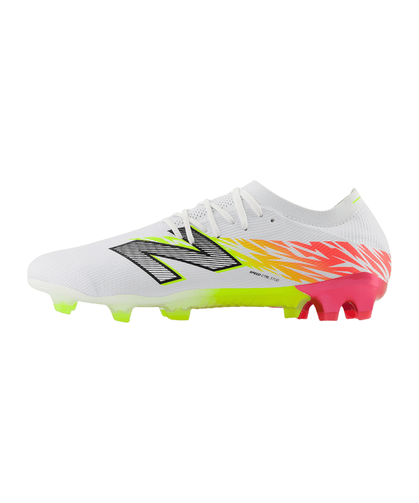 New Balance Furon Elite V8 FG Flash Point Weiss FIB8 - weiss