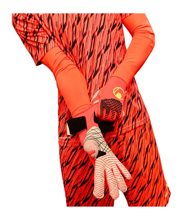 uhlsport FM ZNE Ultragrip HYBD Guanti da portiere Rosso C01 - rosso