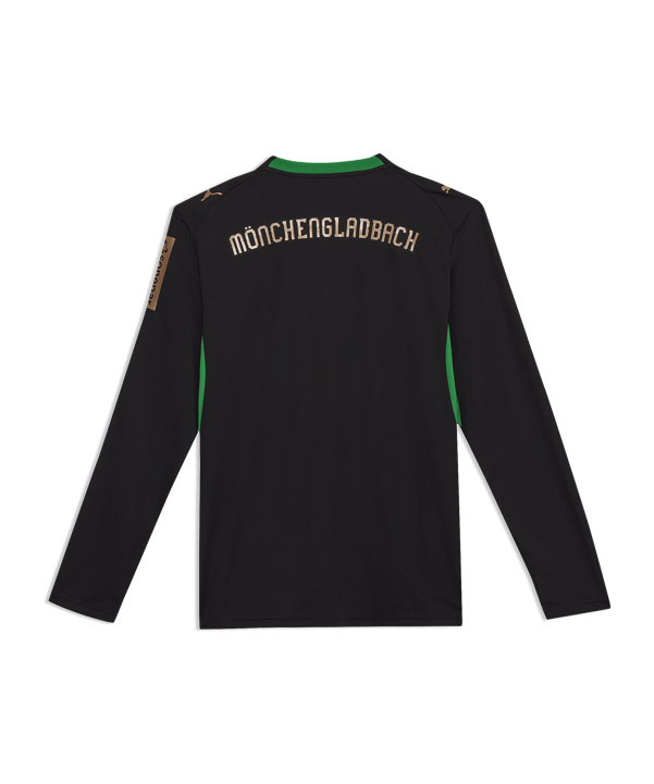 PUMA Borussia Mönchengladbach Replica Trikot Langarm Away 2026/2027 Schwarz F02 - schwarz