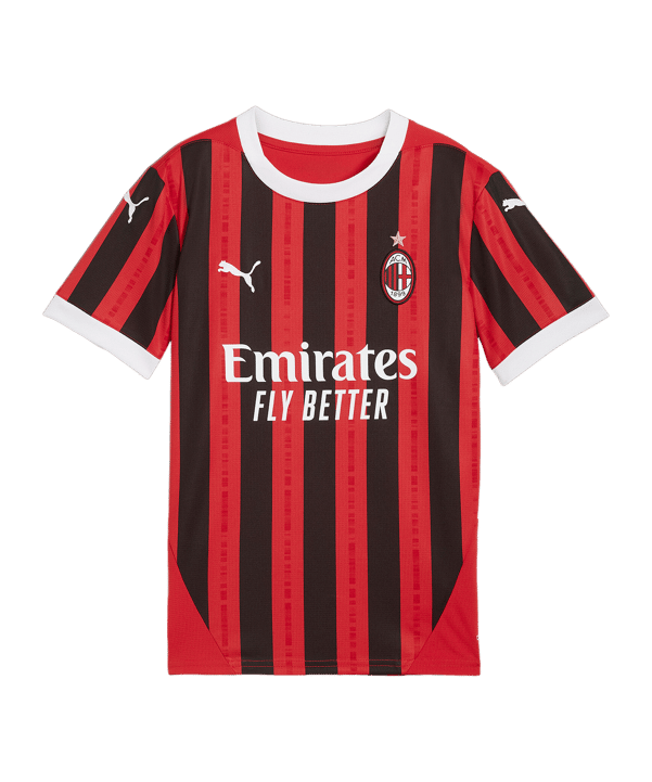 PUMA AC Mailand Trikot Home 2024/2025 Kids Rot F01 - rot