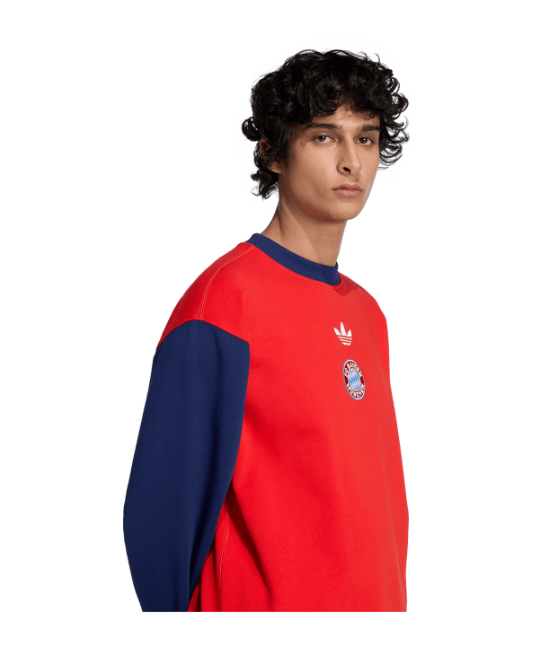 adidas FC Bayern München Lfstlr Sweatshirt Rot - rot