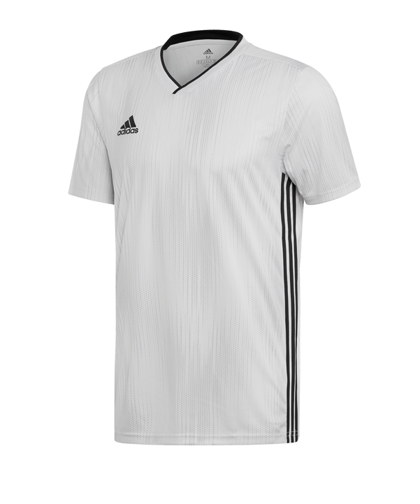 adidas Tiro 19 Trikot kurzarm Weiss Schwarz - weiss