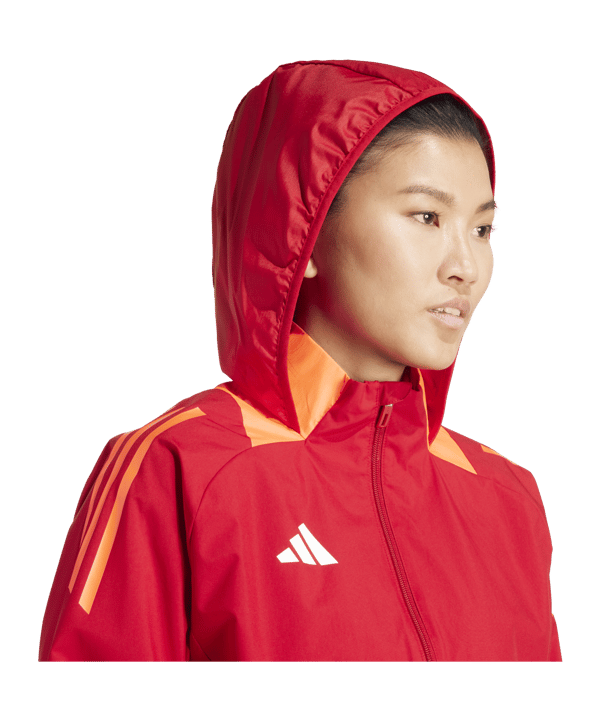 adidas Tiro 24 Competition Allwetterjacke Damen - rot