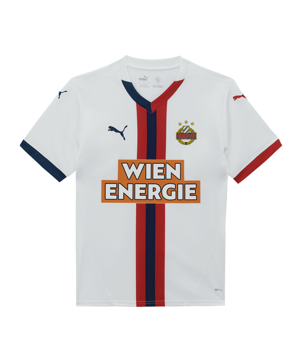 PUMA SK Rapid Trikot Away 2024/2025 Kids F02 - weiss