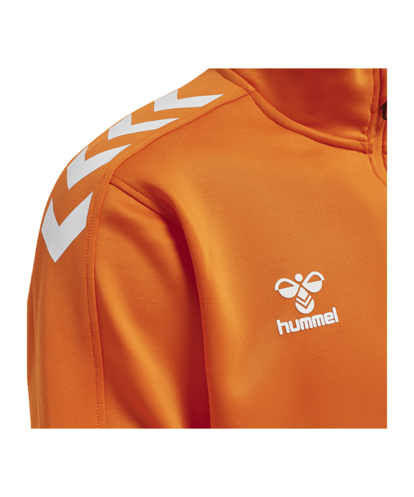 Hummel hmlCORE XK HalfZip Sweatshirt Orange F5190 - orange