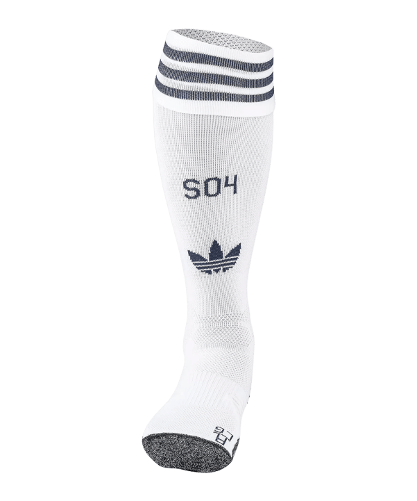 adidas Originals FC Schalke 04 Chaussettes de football Away 2026/2027 Blanc - blanc
