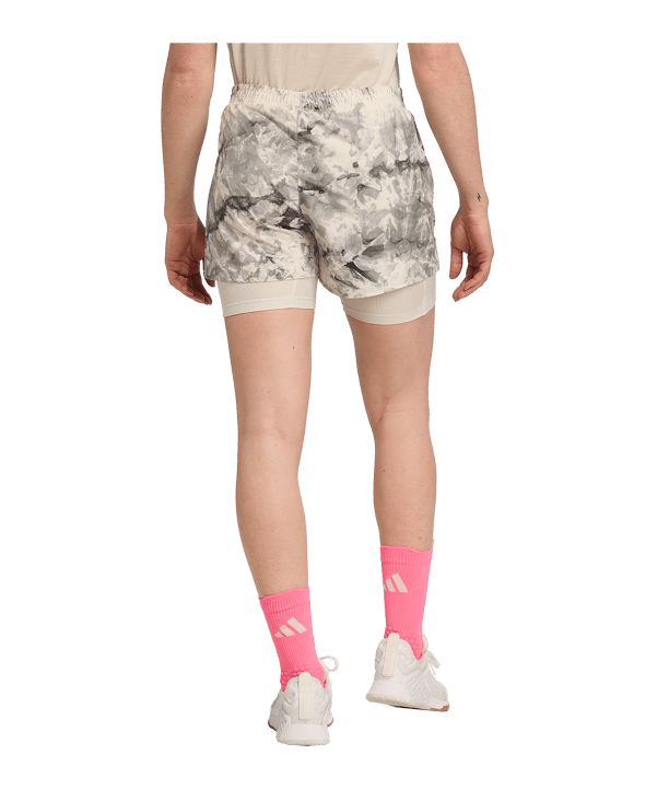 adidas Own the Run Spray 2in1 Laufshort Damen Grau - grau