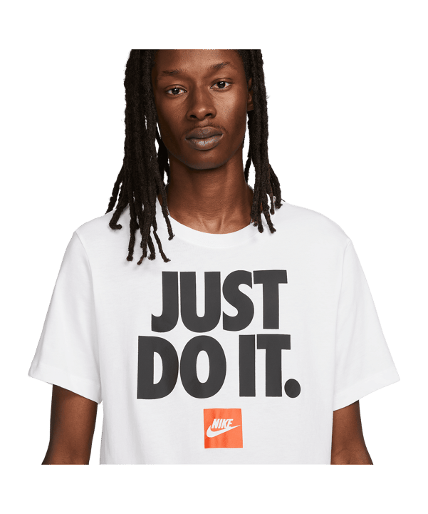 Nike JDI Verbiage T-Shirt Weiss F100 - weiss