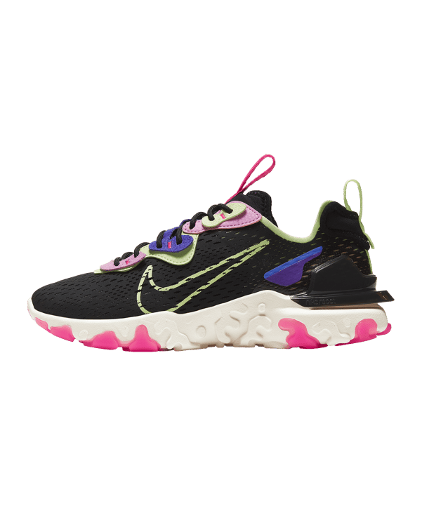 Nike React Vision Damen Schwarz F005 - schwarz