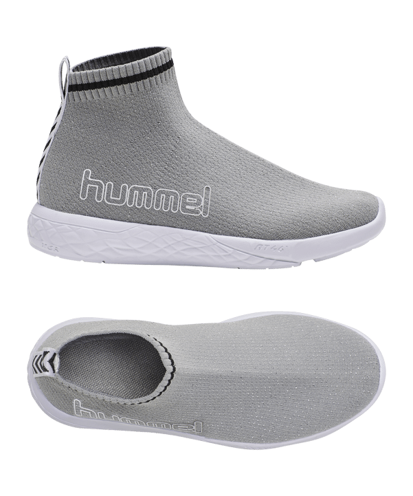 Hummel Terrafly Sock Runner Sneaker Kids Grau F1508 - grau