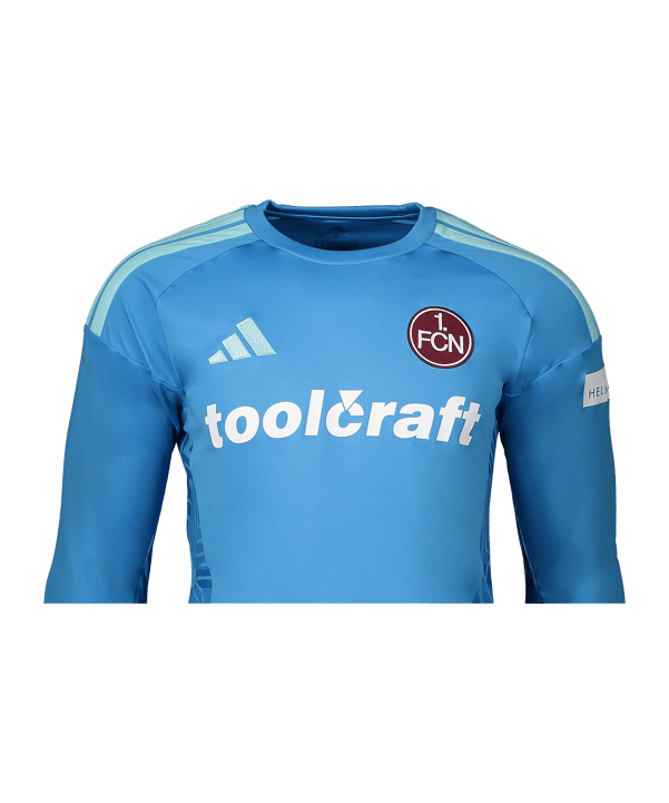 adidas 1. FC Nürnberg Maglia da portiere 2026/2027 Kids Blu - blu