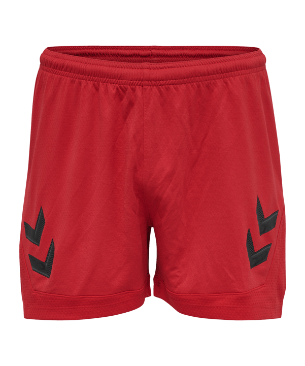 Hummel Lead Poly Shorts Damen Rot F3062 - rot
