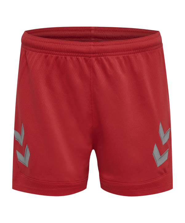 Hummel Lead Poly Shorts Damen Rot F3062 - rot