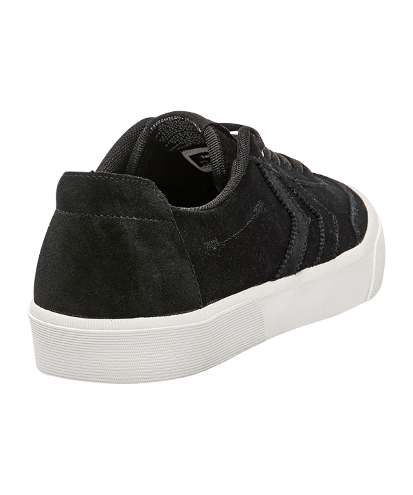 Hummel Stockholm Suede Low Sneaker Schwarz F2001 - schwarz