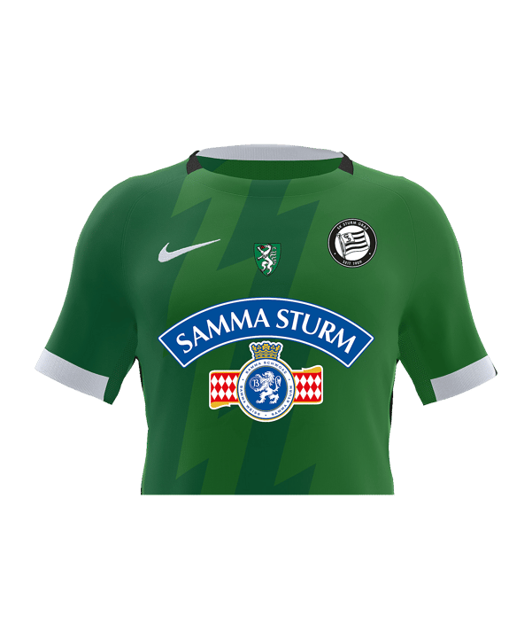 Nike SK Sturm Graz Maillot 3rd 2026/2027 Enfants Vert C366 - vert
