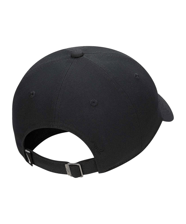 Nike Club Unstructured Swoosh Cap Schwarz F010 - schwarz