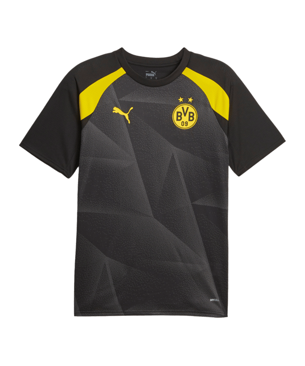 PUMA BVB Dortmund Prematch Shirt 2023/2024 Schwarz F01 - schwarz