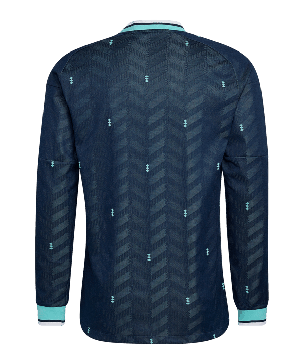 adidas DFB Deutschland Authentic Trikot Langarm Away WM 2026 Blau - blau