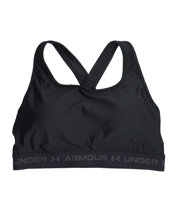 Under Armour Crossback Mid Sport-BH Damen F001 - schwarz