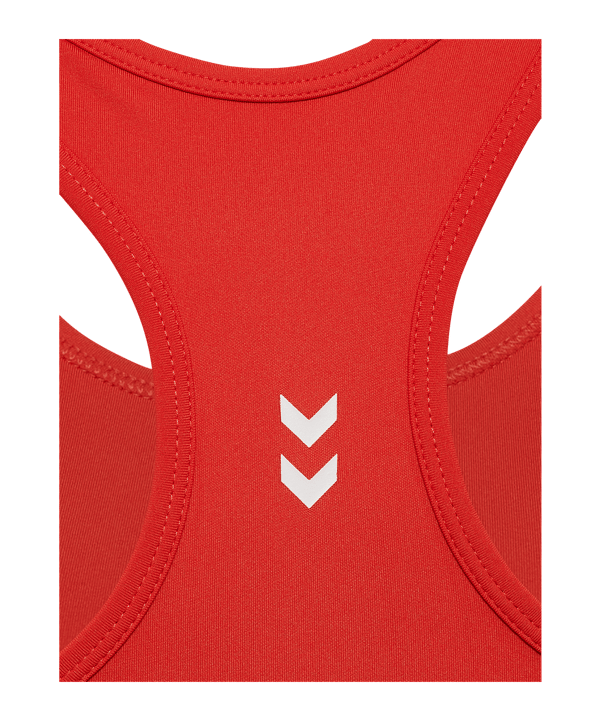 Hummel Pulse Light Support Sport-BH Damen Rot F3080 - rot