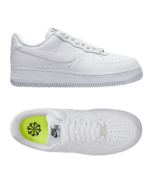 Nike Air Force 1 07 Damen Weiss Schwarz F101