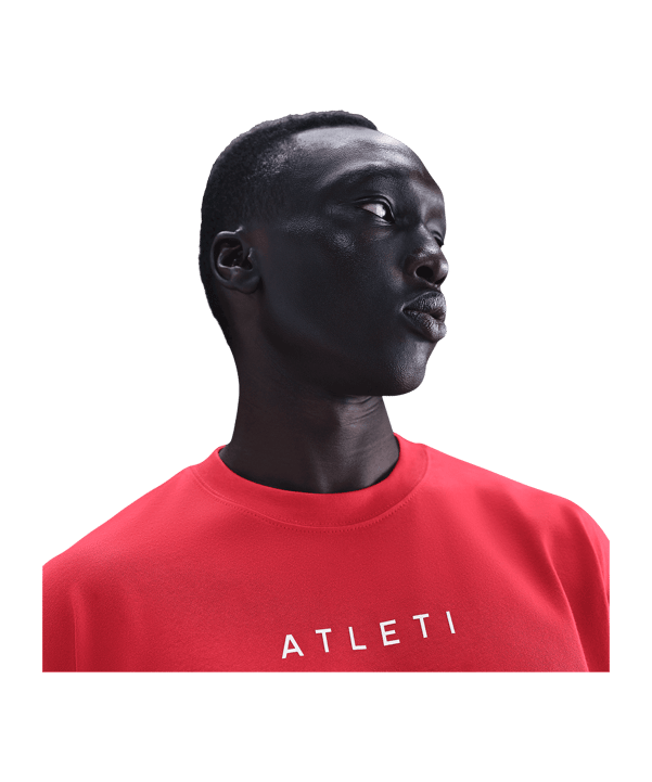 Nike Atletico Madrid T90 Wordmark T-Shirt Rot F614 - rot