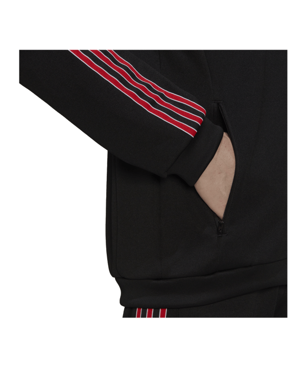 adidas Originals Manchester United Jacke Schwarz - schwarz