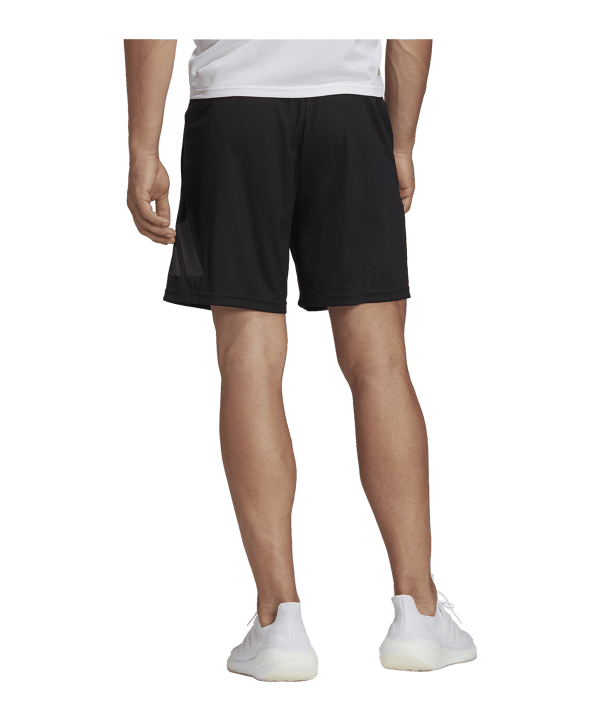 adidas Logo Trainingsshort Schwarz - schwarz