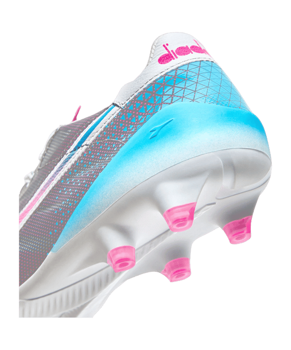 Diadora Brasil Elite Veloce FG Weiss Pink Gelb FD0662 - weiss
