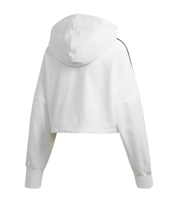 adidas Originals Cropped Hoody Damen Weiss - weiss