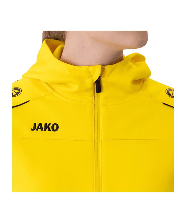 JAKO Classico Veste à capuche Femmes Jaune C03 - jaune