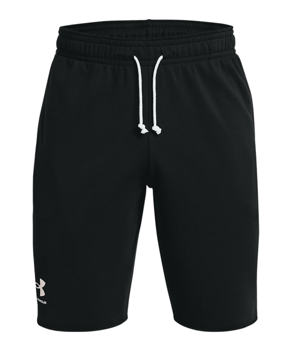 Under Armour Rival Terry Short Schwarz F001 - schwarz