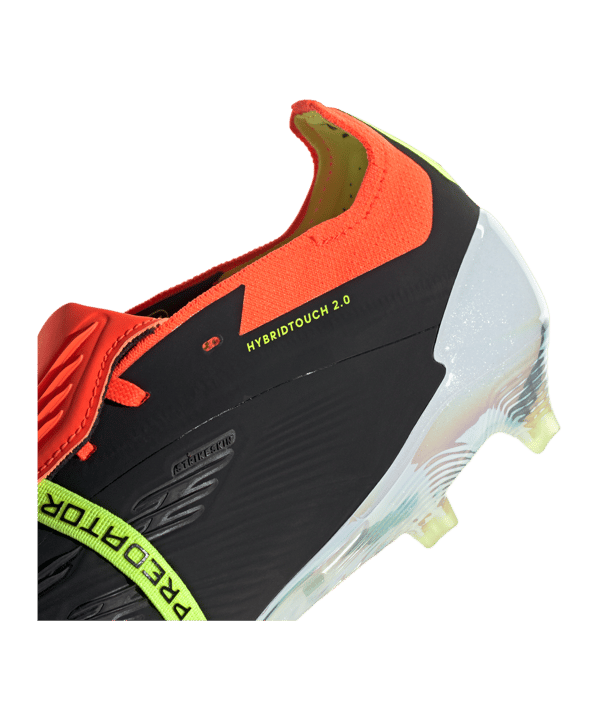 adidas Predator Elite FT FG Solar Energy Schwarz Weiss Rot - schwarz