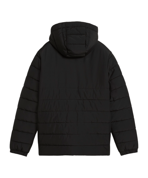 PUMA teamAdditions Padded Kapuzenjacke Kids Schwarz F03