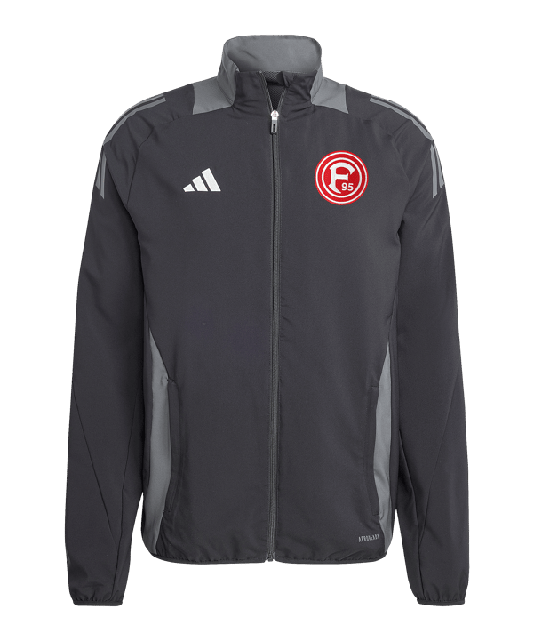 adidas Fortuna Düsseldorf Trainingsjacke Schwarz - schwarz