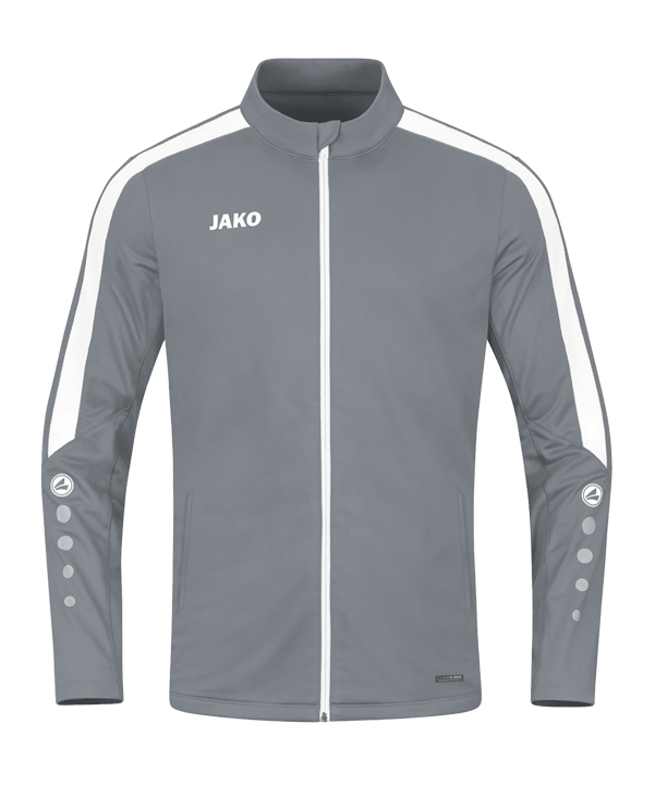 JAKO Power Polyesterjacke Damen Grau Weiss F840 - grau