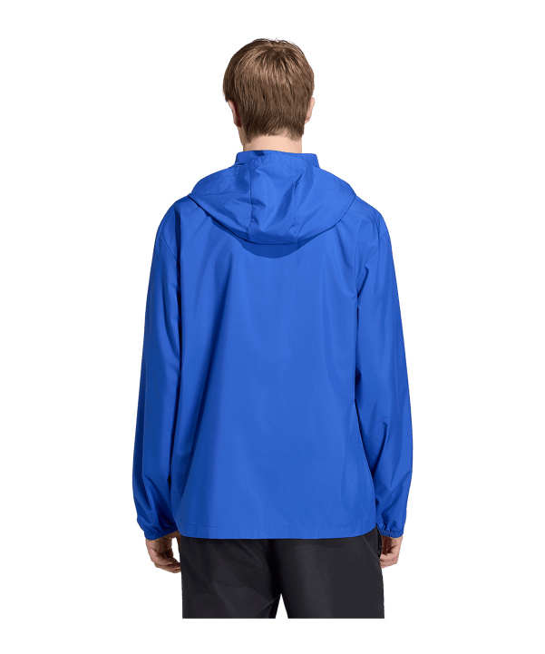 adidas Entrada 26 Regenjacke Blau - blau