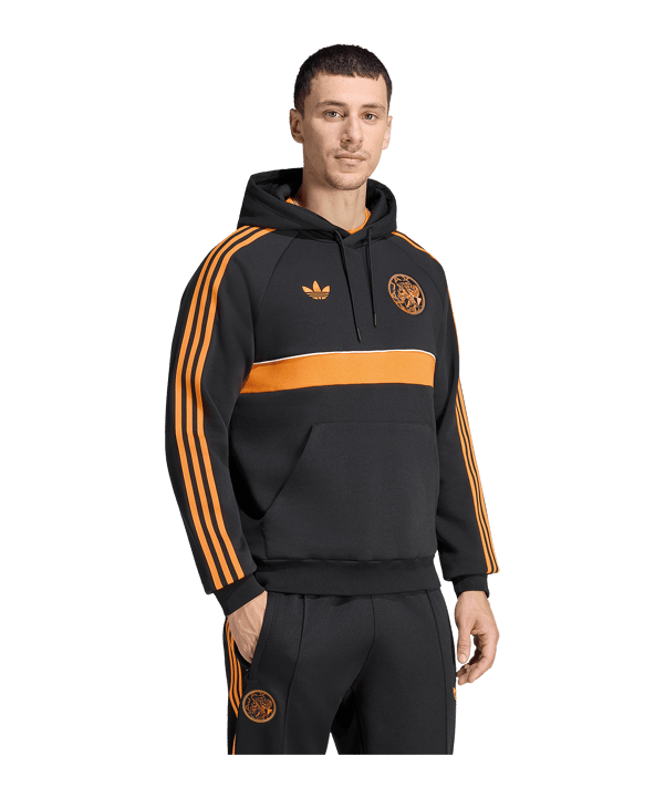 adidas Ajax Amsterdam Originals Hoody Nero - nero