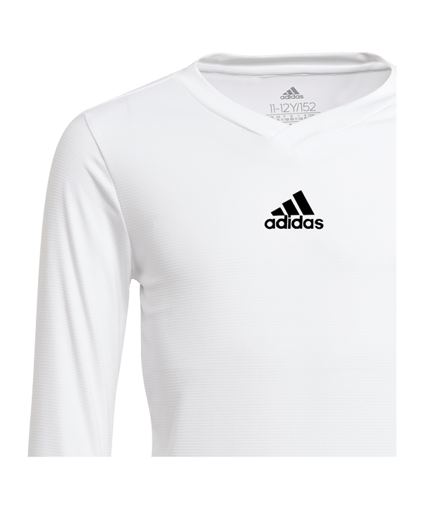 adidas Team Base Top langarm Kids Weiss - weiss