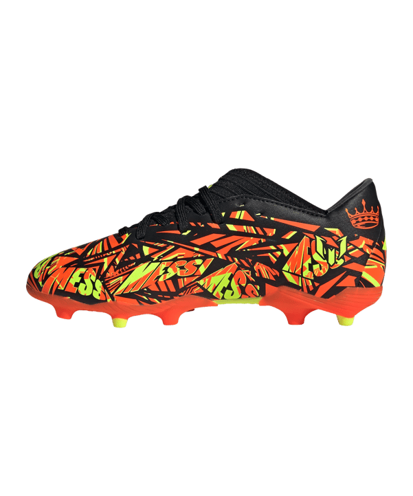 adidas NEMEZIZ Messi.3 FG J Kids Rot Gelb Schwarz - rot